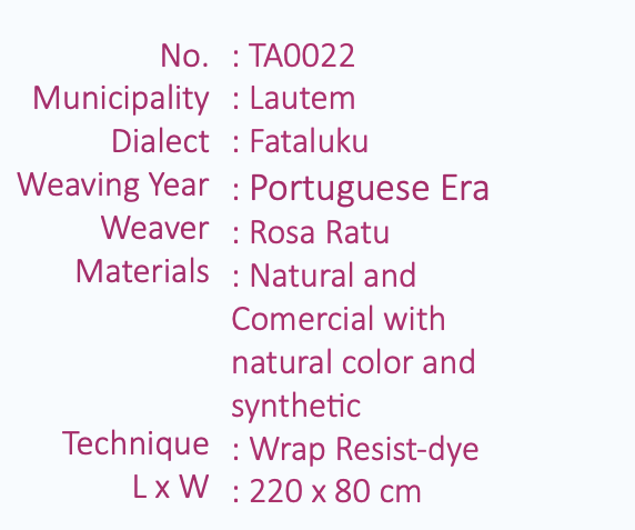 Sika Lau Loiasufanu / Carunaku - Tais Mane