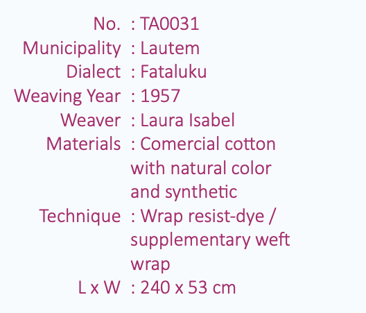 Lau fanu Porose-Sika- Lau Loi Asu Fanu-Tais Kahe Lau Fanu Porose