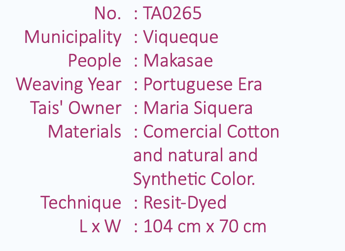 Rabi Wali Gisi-Tais Feto Nini Tomak